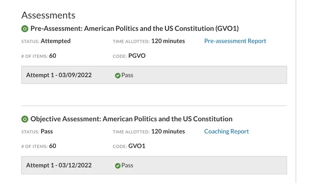 WGU C963 – American Politics and the US Constitution OA